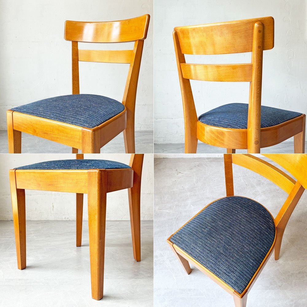 パシフィックファニチャーサービス P.F.S. デペンデントハウス DH ダイニング チェア ブナ材 ファブリック座面 参考￥57,200- ★