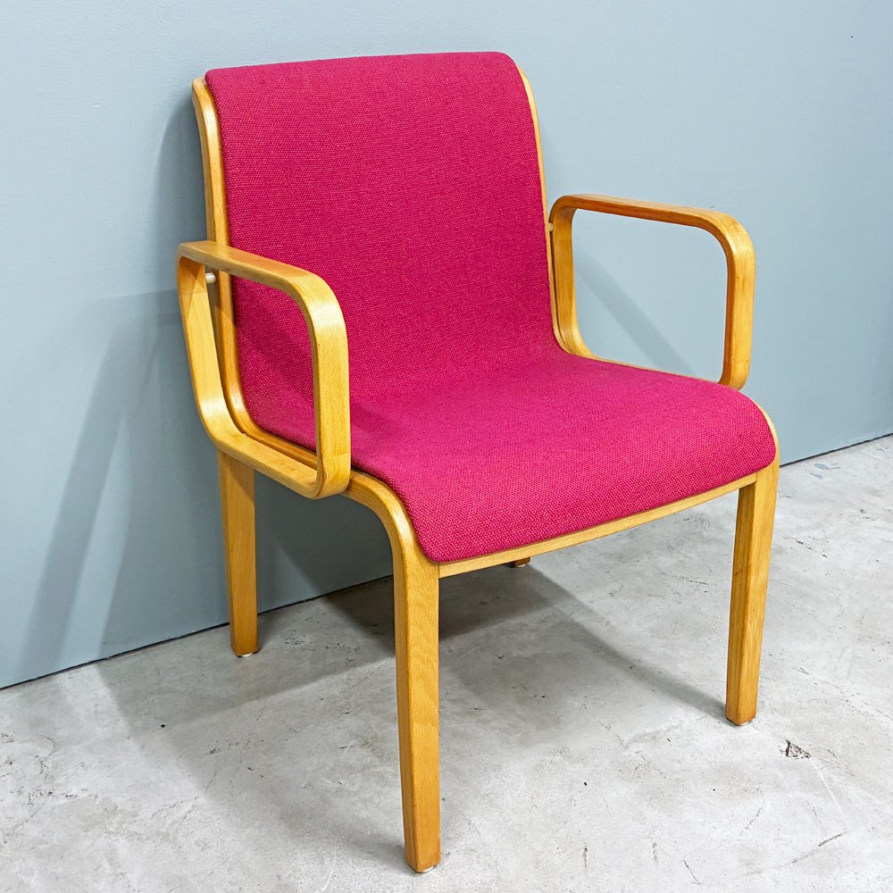 ノル Knoll 1305U アームチェア ダイニングチェア プライウッド ビル・ステファン Bill Stephens ビンテージ ミッドセンチュリー ◎