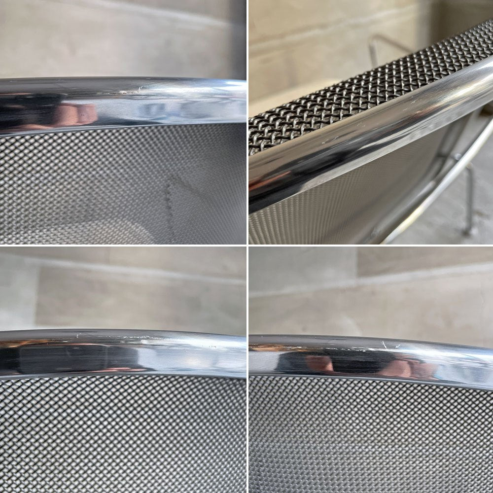 ビー・アンド・ビー イタリア B&B Italia ウェブ WEB アームチェア ラウンジチェア ワイヤーメッシュ アントニオ・チッテリオ antonio citterio 希少 ♪