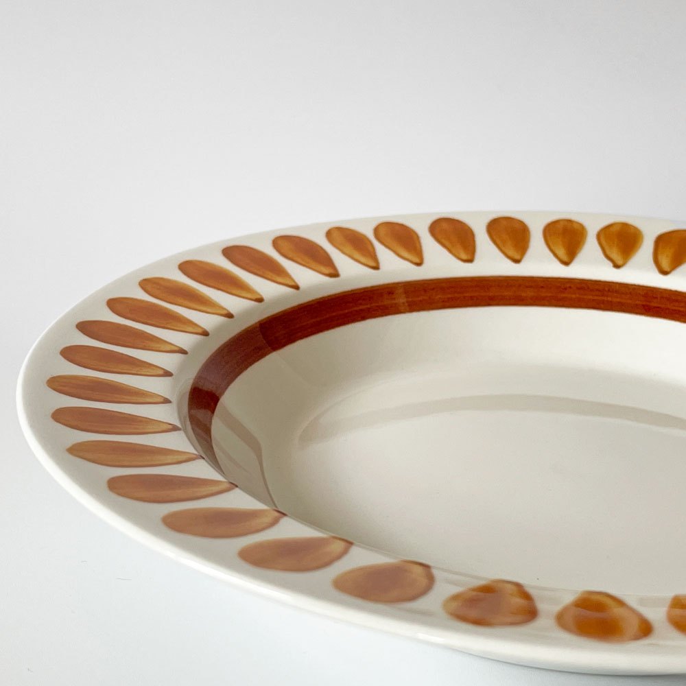 アラビア ARABIA ラッピ Lappi スーププレート 20.5cm オルガ・オソル Olga Osol 北欧食器 ビンテージ A ◇