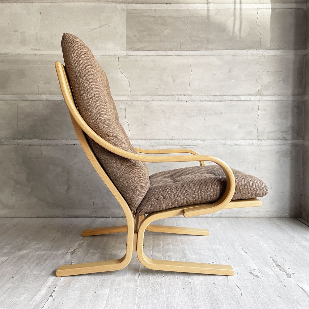 冨士ファニチア Fuji furniture アージオ ソファ AGIO SOFA 1Pソファ  両肘 アームラウンジチェア オーク材 ファブリック ♪