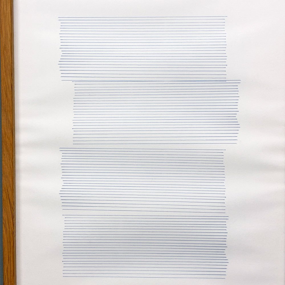 ペーパーコレクティブ Paper Collective イントゥ ザ ブルー 01 Into The Blue 01 ポスター 額装品 デンマーク 美品 ◎