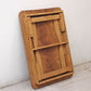 ジャパンビンテージ Japan Vintage ちゃぶ台 卓袱台 無垢一枚板 座卓 折りたたみ 古家具 ●