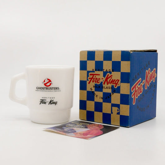 ファイヤーキング ジャパン FIRE KING スタッキングマグ ゴーストバスターズ 復刻 日本製 箱付き 美品 希少 ●