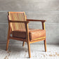 ダブルティー WTW アペルト チェア APERTO CHAIR NT アームチェア ラウンジチェア 1Pソファ レザー ブラウン 西海岸 ウエストコースト ♪