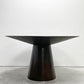 モーダエンカーサ moda en casa テンポ TEMPO 125 ラウンド ダイニングテーブル ブラウン オーク材 定価￥168,300- ●