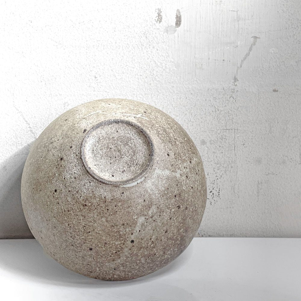 村上 躍 白化粧碗 中鉢 ボウル 汁椀 Φ14cm 陶芸家 現代作家 ■