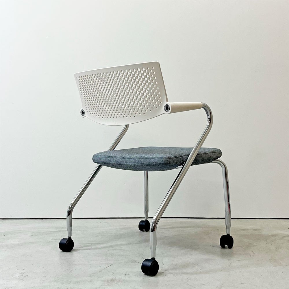 ヴィトラ vitra ビザロール Visaroll デスクチェア ミーティングチェア キャスターベース スタッキング アントニオ・チッテリオ B ●