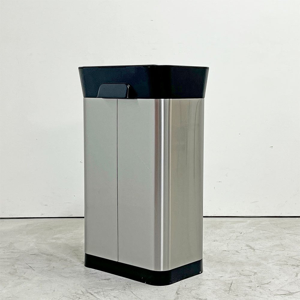 ジョセフジョセフ Joseph Joseph ゴミ箱 クラッシュボックス ステンレス 30L イタリア シルバー フットペダル ●