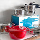 プレッシャークッカー Pressure Cooker 圧力鍋 6.5L ステンレス アメリカ 箱付き ■