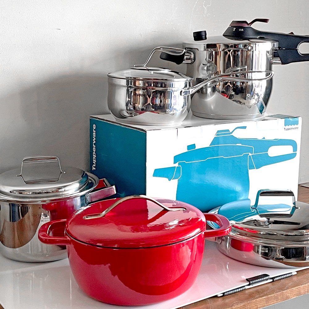 プレッシャークッカー Pressure Cooker 圧力鍋 6.5L ステンレス アメリカ 箱付き ■