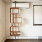 パシフィックファニチャーサービス P.F.S. リーフユニット REEF UNIT A オープンシェルフ パーテーション チーク材 H231.5-245cm ミッドセンチュリーデザイン 廃番 ◎