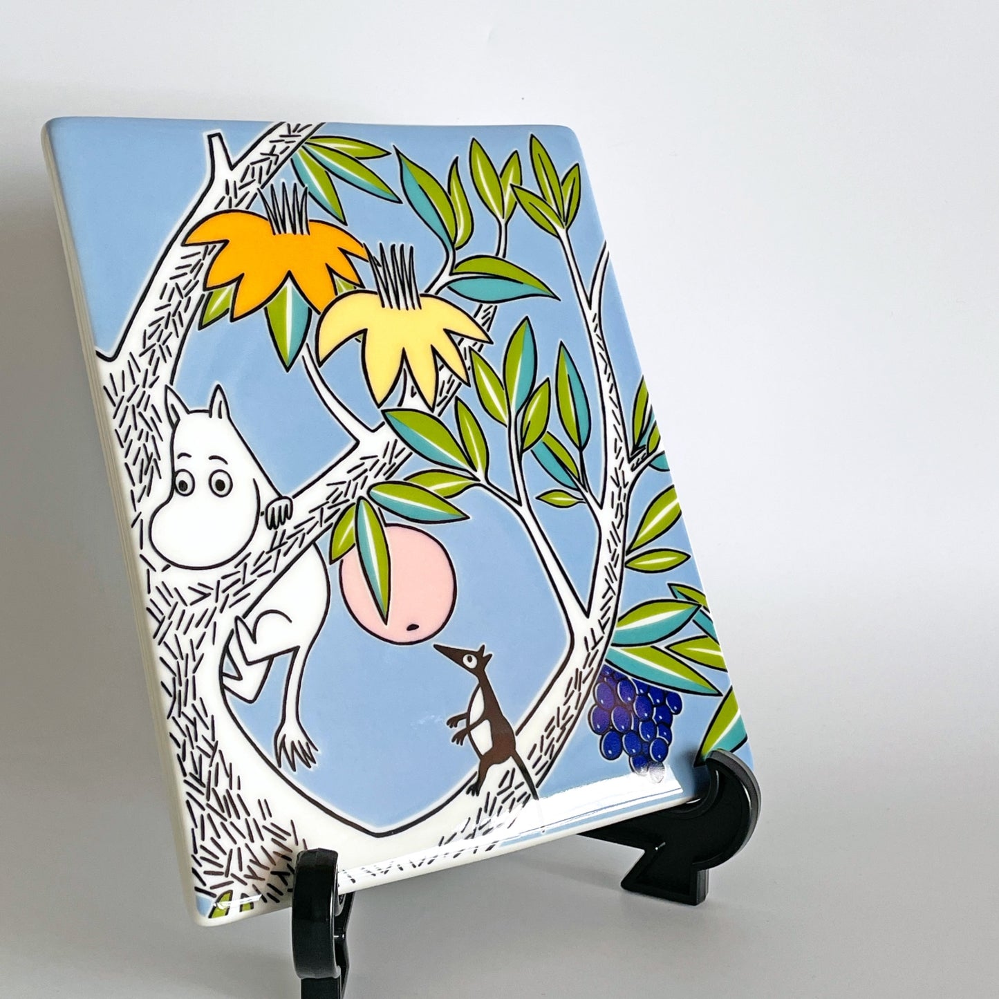 アラビア ARABIA ムーミンデコツリー MOOMIN DECO TREE 陶板 プレート ムーミン トーベ・ヤンソン フィンランド 北欧食器 廃番 ■