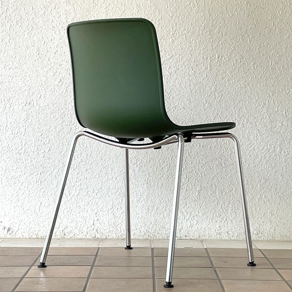 ヴィトラ vitra ハルチューブ HAL Tube サイドチェア ダイニングチェア スタッカブル グリーン ジャスパー・モリソン C ◇