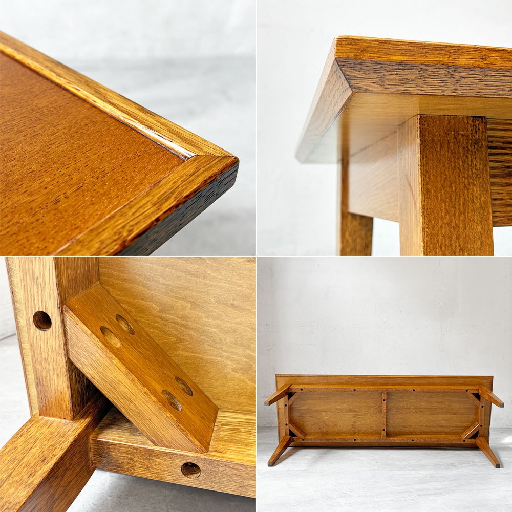 スタンダードトレード STANDARD TRADE CTT-01B-L センターテーブル オーク材 OAK 120cm幅 セミオーダー品 美品 ★