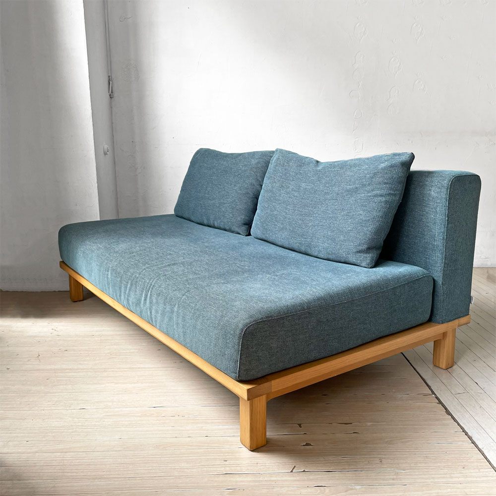 リセノ Re:CENO シーブ レクトユニットソファ SIEVE rect unit sofa ワイドタイプ W152cm ネイビー ナチュラル  定価￥129,800- ★