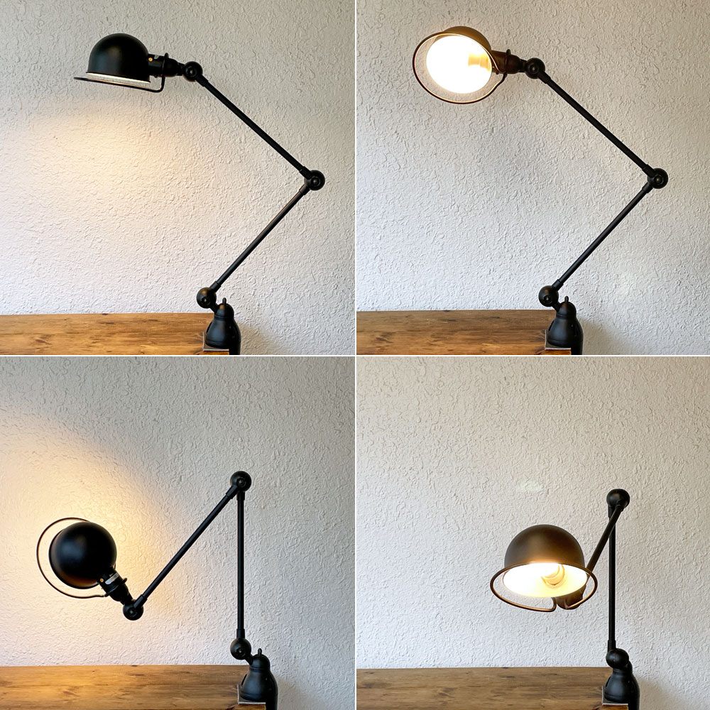 ジェルデ JIELDE 4040 デスクランプ クランプ DESK LAMP CLAMP クランプ式 マットブラック フランス インダストリアル 定価￥74,800- ◇