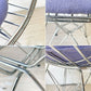 ヴィトラ vitra ワイヤーチェア Eames Wire Chair DKR5 エッフェルベース シートパッド付 ファブリック ブルー系 C&R イームズ ミッドセンチュリー ★
