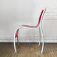 カルテル Kartell FPE chair スタッキングチェア ダイニングチェア アルミ ポリプロピレン レッド ロンアラッド イタリアモダン 廃番 ◎