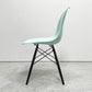 ハーマンミラー HermanMiller サイドシェルチェア ドゥエルレッグ DSW アクアスカイ × エボニー ポリプロピレン製 イームズ ミッドセンチュリー B ●