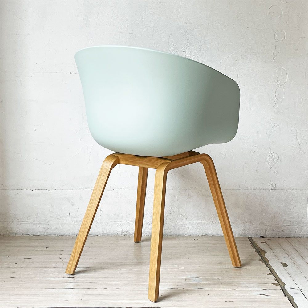 ヘイ HAY アバウト ア チェア ABOUT A CHAIR AAC22 アームチェア ダイニングチェア ダスティミント ヒー・ウェリング 北欧家具 ￥59,400- B ★