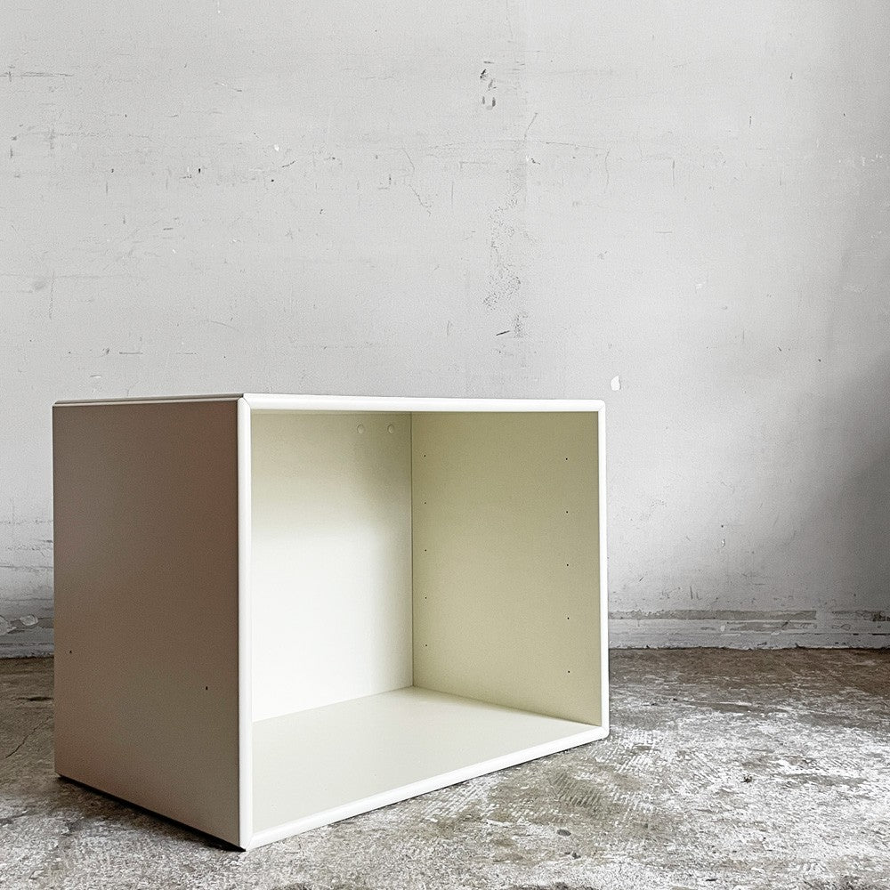 モンタナ MONTANA システムシェルフユニット SYSTEM SHELF UNIT 1列 オープンシェルフ W46.8×D30×H35.5cm アイボリー オフホワイト デンマーク A ■