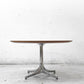ハーマンミラー Herman Miller ペデスタルテーブル Nelson Pedestal Table コーヒーテーブル ローテーブル ブラック天板 Φ72cm ジョージ・ネルソン ミッドセンチュリー ●