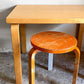 アルテック artek スツール60 stool60 3本脚 ペインテッド オレンジ/グレー 60’ｓ ビンテージ アルヴァ・アアルト 希少 ■