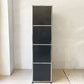 ユーエスエムハラー USM Haller モジュラーファニチャー Modular Furniture キャビネット シェルフ 1列4段 旧型 スイス ★