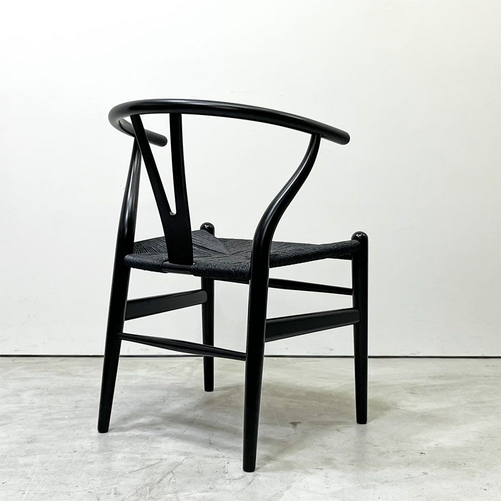 カールハンセン＆サン Carl Hansen & Son CH24 Yチェア 日本仕様サイズ ブラックラッカー×ブラックペーパーコード ハンス・J・ウェグナー ビーチ材 B ●