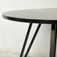 かなでもの KANADEMONO ザ・カフェテーブル THE CAFE TABLE トライアングル 4pin ラウンド Φ100cm ラバーウッド × スチール ブラック ●