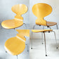 フリッツハンセン Fritz Hansen 3101 アントチェア アリンコチェア 4本脚 ナチュラルビーチ材 ラッカー仕上げ アルネ・ヤコブセン 北欧家具 ★