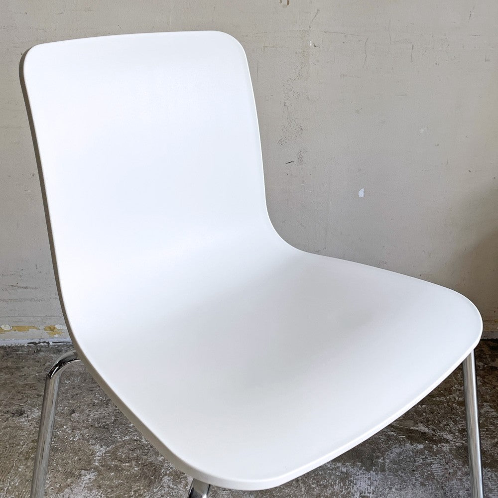 ヴィトラ vitra ハル チューブ HAL Tube サイドチェア ダイニングチェア ホワイト パウダーコート スチール脚 屋外使用可 ジャスパー・モリソン C ■