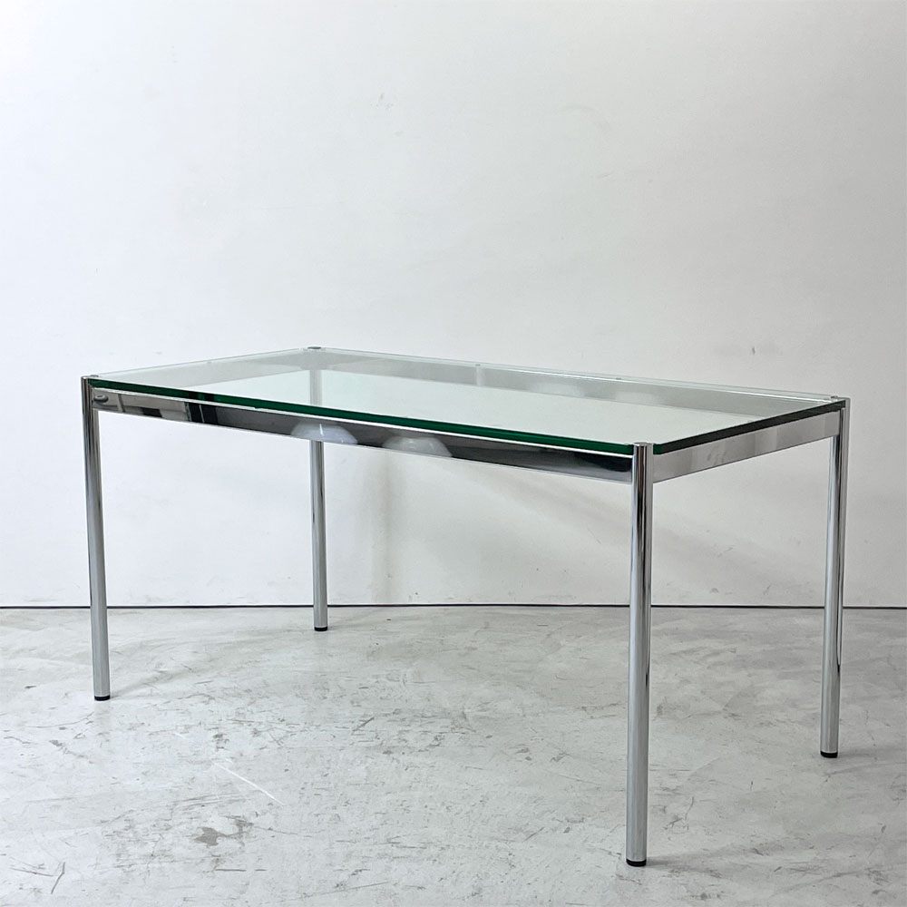 USMハラー USM Haller モジュラーファニチャー Modular Furniture ハラーテーブル ワークテーブル W150 ガラス天板 スイス ●