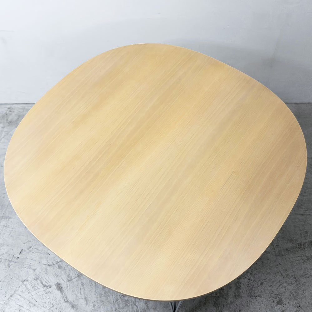 フリッツハンセン Fritz Hansen B603 スーパー円テーブル Bテーブル ダイニングテーブル 100x100cm ピート・ヘイン アルネ・ヤコブセン 北欧家具 ●