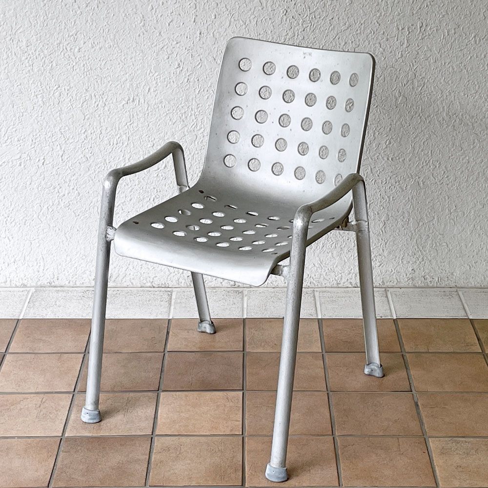 MEWA ビンテージ Vintage ランディチェア Landi Chair アルミニウム ハンス・コレー Hans Coray スイス 希少 ◇