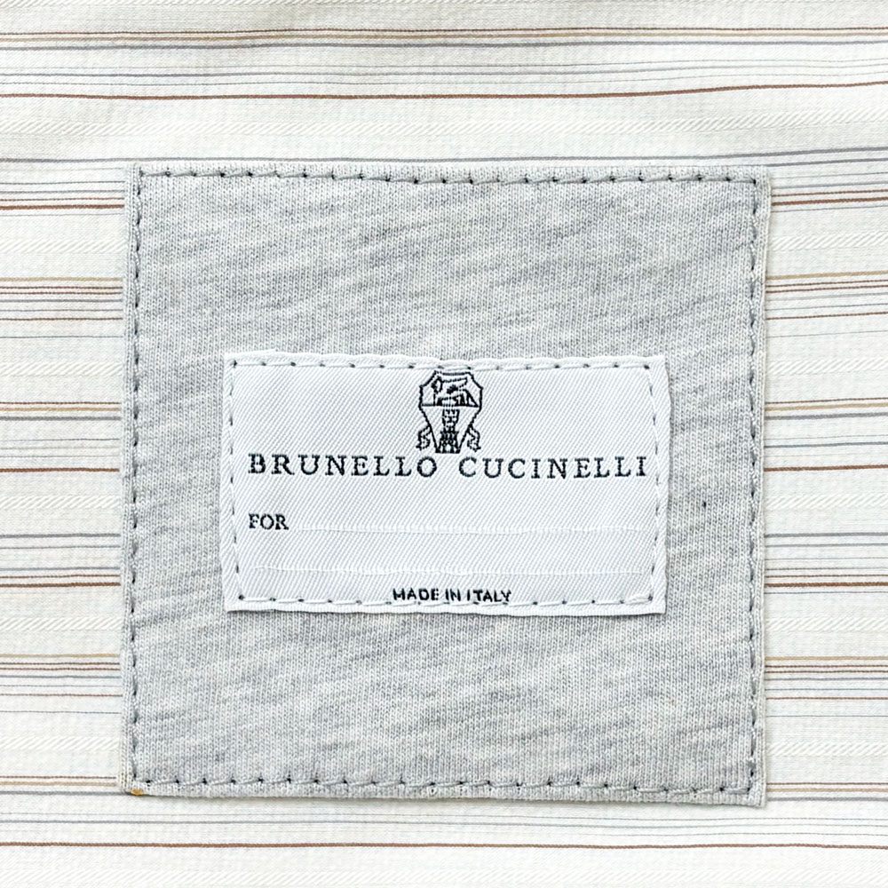 ブルネロクチネリ BRUNELLO CUCINELLI スウェット生地 ハンドバッグ ポーチ イタリア 約W26.5×D9×H15.5cm ●