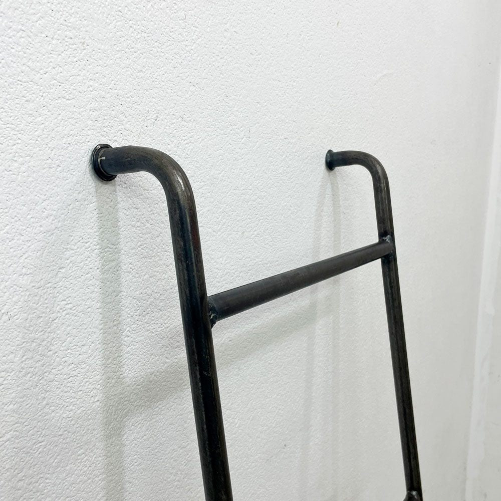 インダストリアルデザイン アイアン ラダーハンガー ラダーラック 梯子 5段 H160cm ビンテージスタイル ●