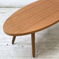 ウニコ unico ループ LOOP リビングテーブル ローテーブル コーヒーテーブル チーク材 w118cm 廃番 ●