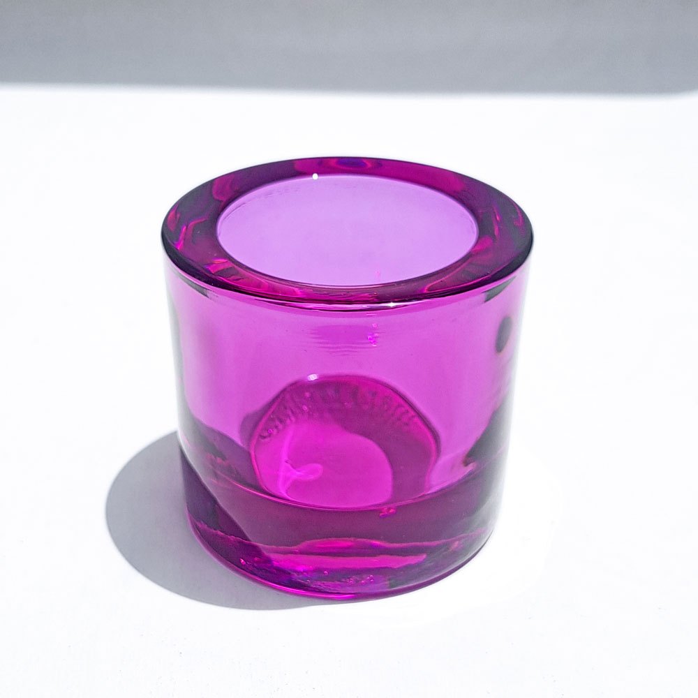 イッタラ iittala マリメッコ marimekko キビ kivi キャンドルホルダー アメジスト 60mm フィンランド 北欧雑貨 廃番カラー D ●