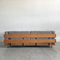 モモナチュラル MOMO Natural エヌボックス N.BOX SOFA ワイド3Pソファ カバーリングファブリック グレー系 オーク材 W205cm 定価￥205,000-以上 〓