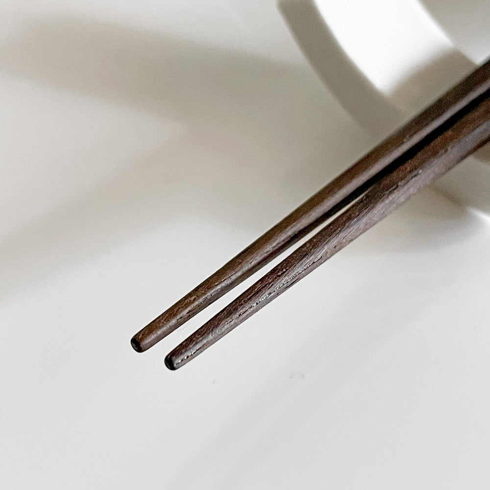 三谷龍二 Ryuji Mitani ローズウッド材 箸 約22cm カトラリー 木工 現代作家 C ■