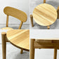 カリモクニュースタンダード KARIMOKU NEW STANDARD キャストールチェア CASTOR CHAIR ピュアオーク PURE OAK スタッキング 国産オーク無垢材 ビッグゲーム BIG-GAME 定価￥47,300- ●