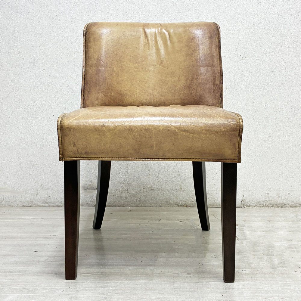 ダルトン DULTON ランディーチェア Randy Chair 本革 レザー ラウンジチェア アームチェア ビンテージスタイル A ●