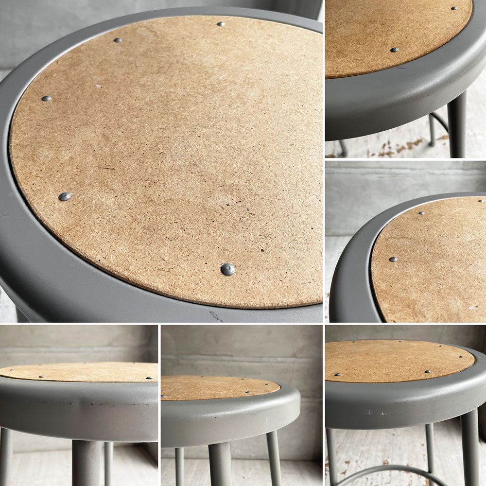 パシフィックファニチャーサービス Pacific Furniture Service P.F.S ラボスツール LAB STOOL Lサイズ インダストリアル USビンテージスタイル B ♪