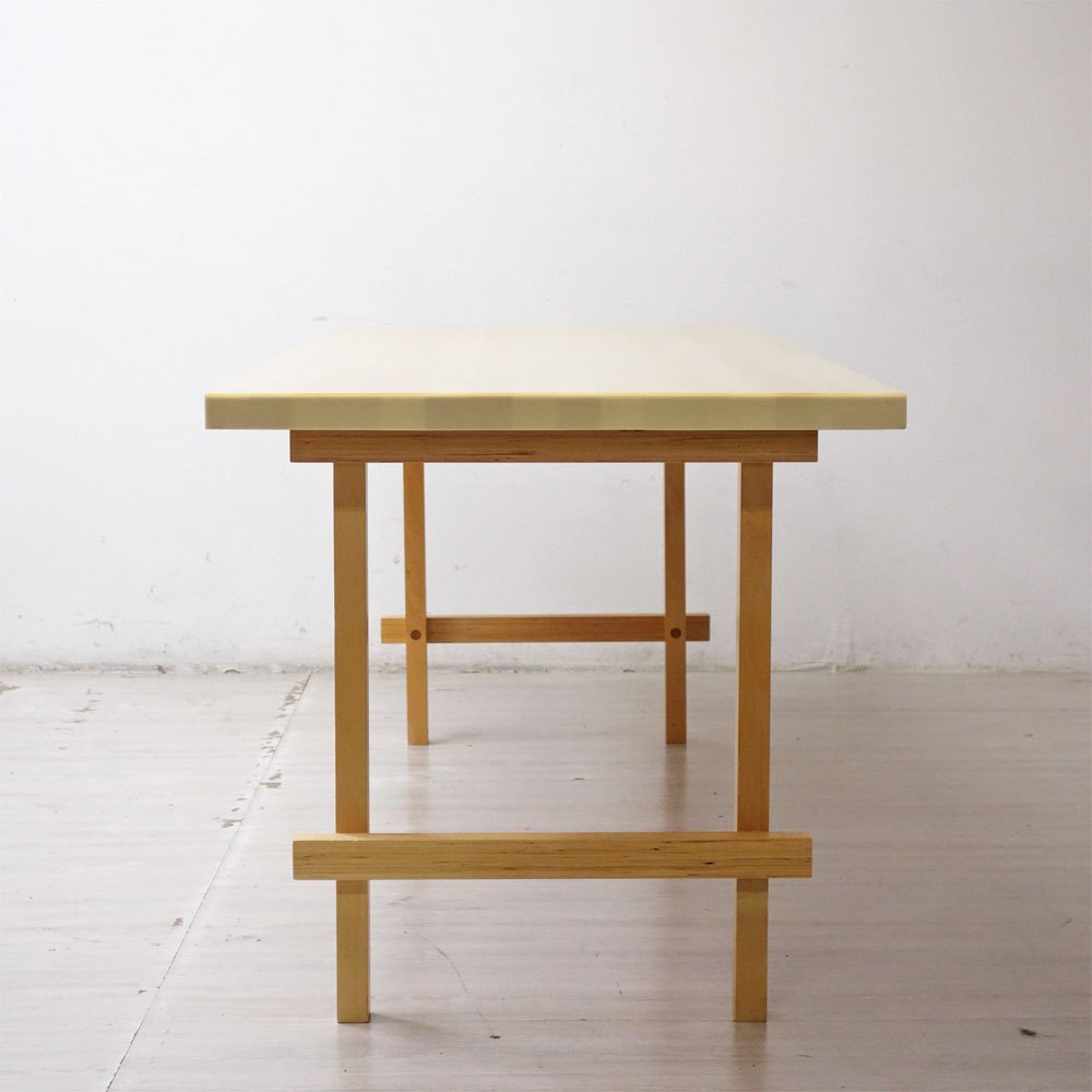 シボネ CIBONE フラットテーブル FLAT TABLE “raftered” ダイニングテーブル 長坂常 スキーマ建築計画 ●