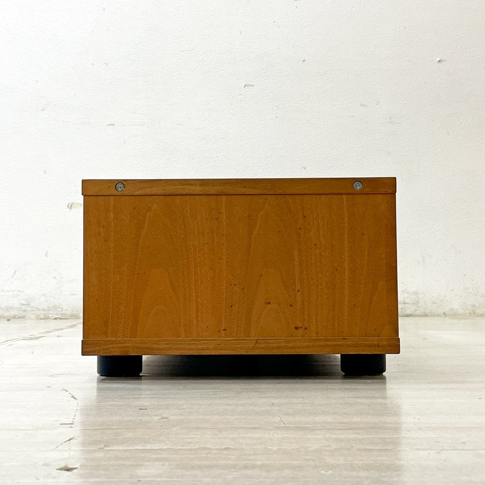 無印良品 MUJI AVボード スタッキングキャビネット ウォールナット材 ロータイプ W162cm TVボード 収納 ナチュラルデザイン ●