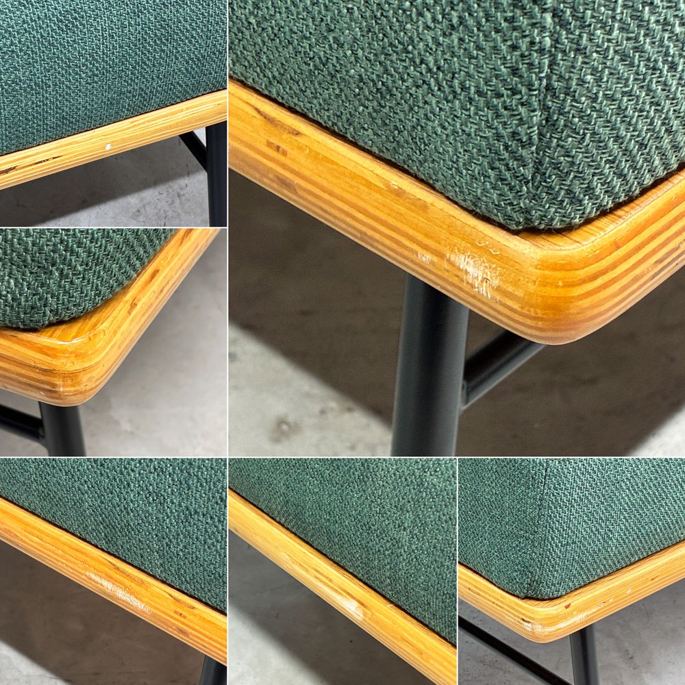 ウニコ unico ファニート ベンチアーム FUNEAT bench arm オーク材 スチールレッグ カフェスタイル 現状品 ◎
