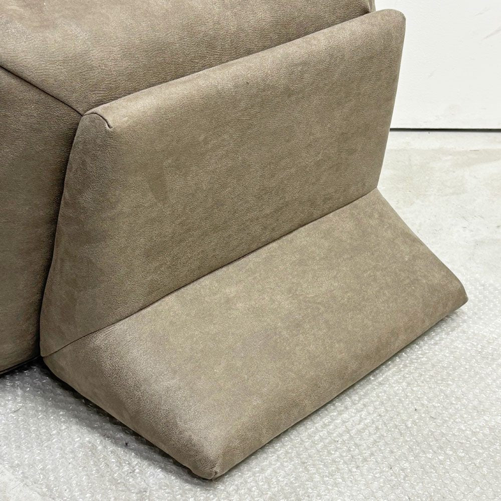 リラックスフォーム RELAX FORM アルフレード ALFREDO ソファ 背クッション 置き型クッション レザーテックス 関家具 ロータイプ H42cm 展示品 ●