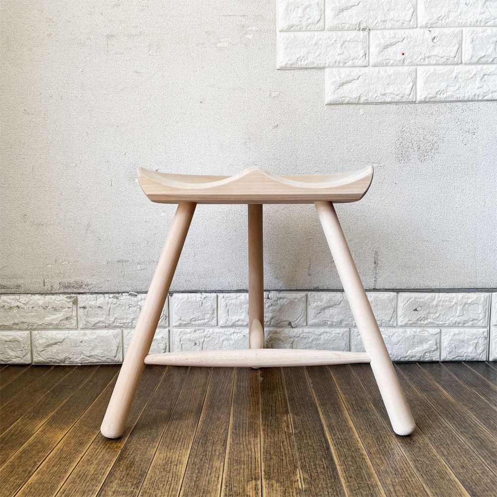 ワーナー Werner シューメーカーチェア Shoemaker Chair NO.42 スツール ビーチ材 ラーズ・ワーナー デンマーク 北欧家具 定価￥38,500- ◎